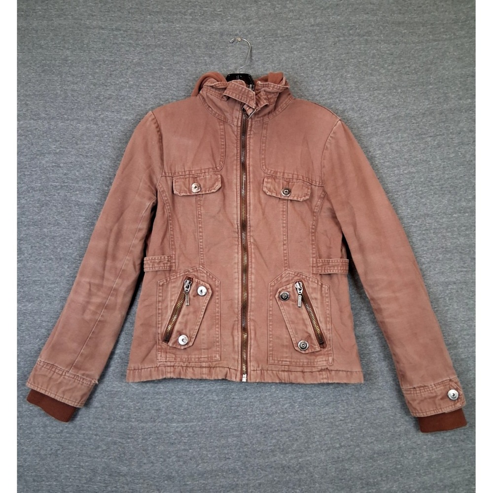 Jack BB Dakota Womens Jacket M Brown Bella Swan Twilight Y2K Canvas Grunge PNW
